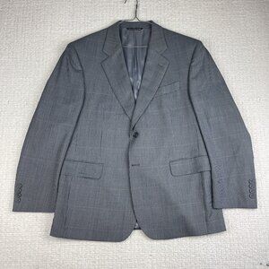 Jack Victor Sport Coat Mens 40S Gray Check Jacket Blazer Canada Made